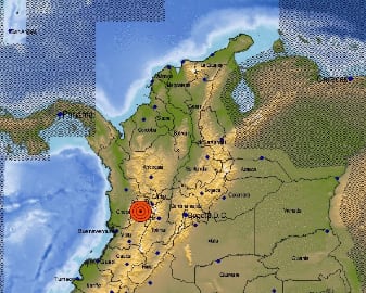 Fuerte temblor en el Valle del Cauca se sintió en varias regiones de Colombia