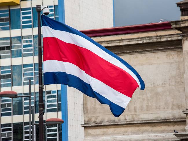 Bandera de Costa Rica, imagen de referencia. Foto: Getty Images.