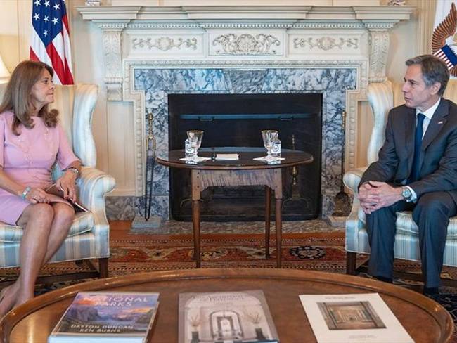 Vicepresidenta habló con secretario de EE.UU. previo a su visita a Colombia. Foto: Colprensa