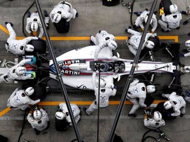 La escudería Williams impuso un nuevo récord en materia de pits en junio.. Foto: BBC Mundo