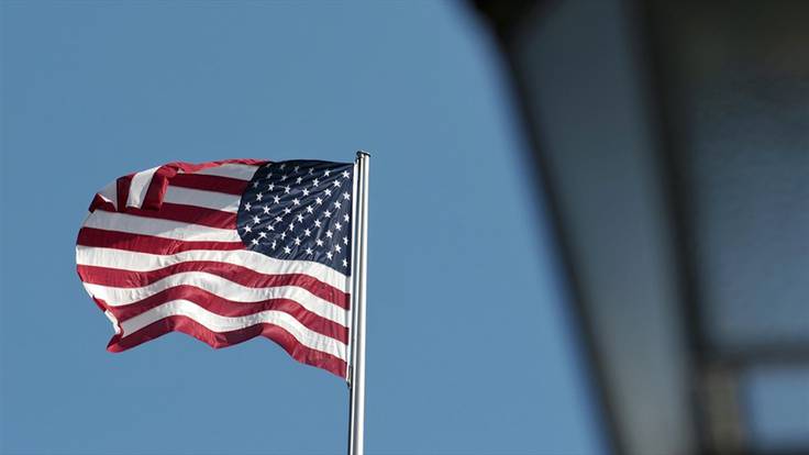 Bandera de Estados Unidos. Foto: Referencia Getty