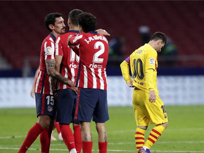 Atlético de Madrid venció al Barcelona. Foto: Getty Images