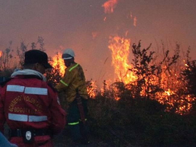 Incendios forestales y alertasde incendios en Magdalena. Foto: Colprensa