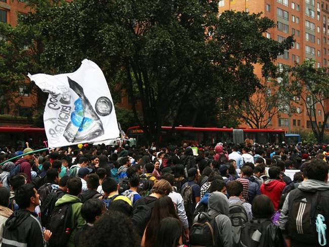 Estudiantes anuncian la primera marcha del 2019. Foto: La W