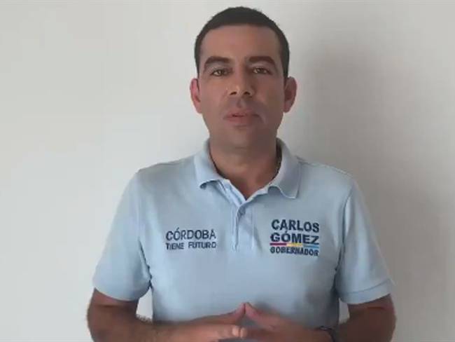 No he hablado con el expresidente Uribe debido a que estoy en zona rural: Carlos Gómez, candidato a la Gobernación de Córdoba. Foto: