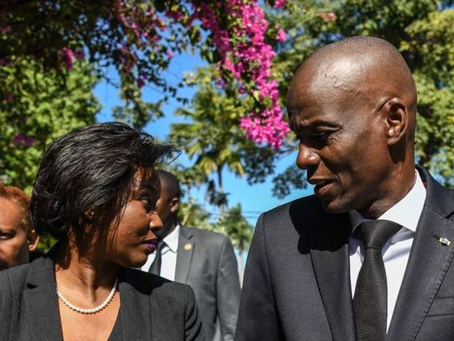 La primera dama de Haití, Martine Mose, escribió que un criminal envió a mercenarios a asesinar a su esposo Jovenel Mose.. Foto: CHANDAN KHANNA/AFP via Getty Images