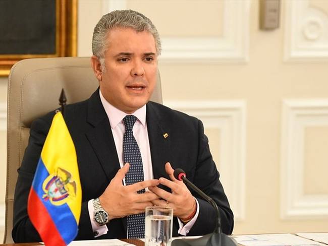 Presidente de Colombia, Iván Duque . Foto: Colprensa