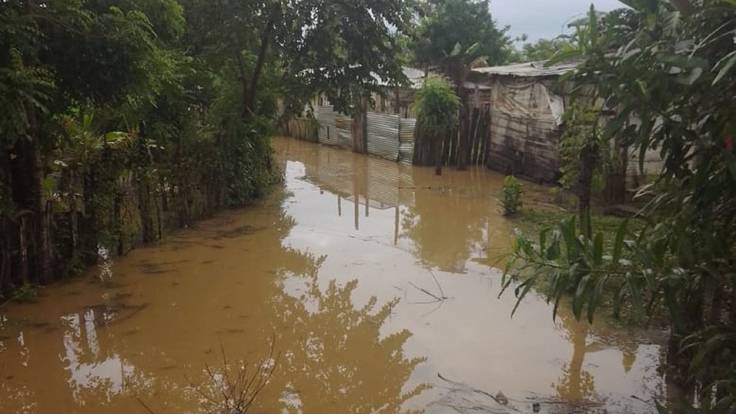 Inundaciones en el corregimiento de Leticia. Foto: cortesía Comunidad de Leticia.