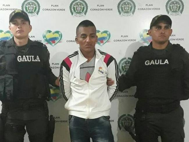 Capturado disidente de las Farc investigado por varios secuestros en Cauca. Foto: Fiscalía General de la Nación