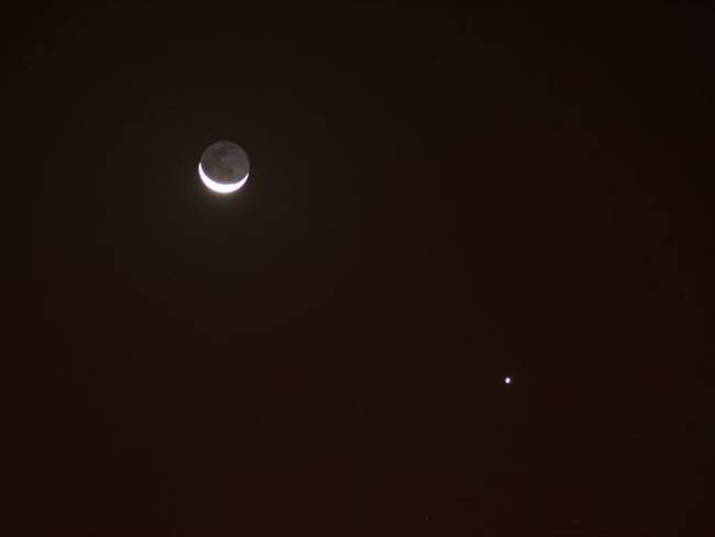 Prepárese para ver este sábado la conjunción de la Luna con Venus. Foto: Getty Images