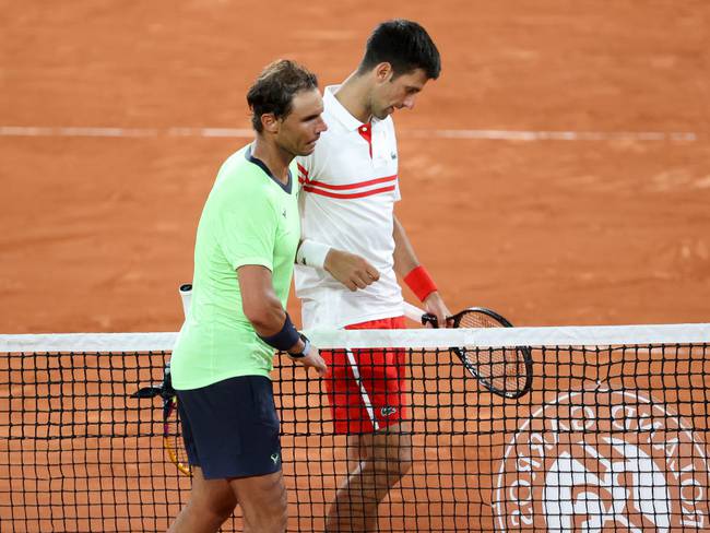 Novak Djokovic y Rafael Nadal. (Photo by John Berry/Getty Images)