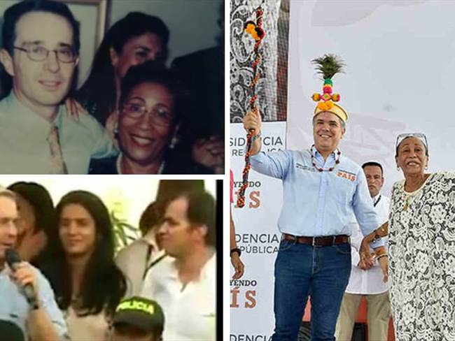 Cuando Uribe agradecía a ‘Mama Franca’ en campaña presidencial de Zuluaga. Foto: La W