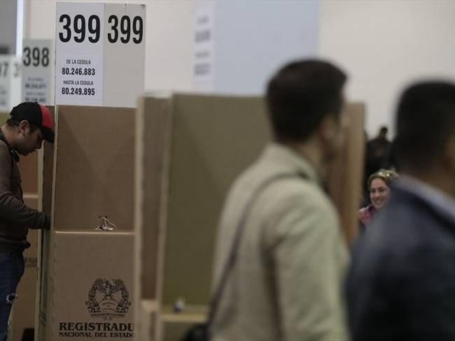 Votaciones en Colombia. Foto: Colprensa - Juan Páez