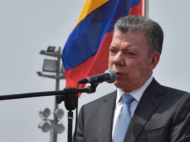 Juan Manuel Santos también expresó que espera que el próximo presidente de la República no acuda a extremos en lo que concierne a la economía del país. Foto: Colprensa