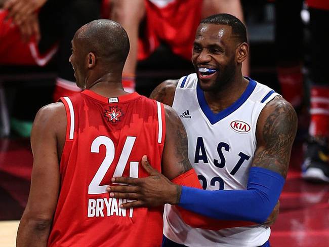 James le pidió a Kobe Bryant que le diera fuerza desde el cielo. Foto: Getty Images