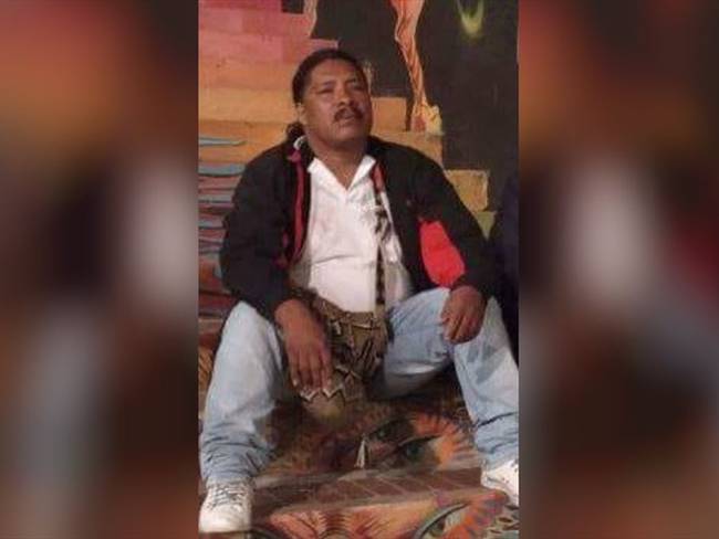 Holmes Alberto Niscue era representante social del resguardo indígena de Gran Rosario en el municipio de Tumaco. Foto: Unipa