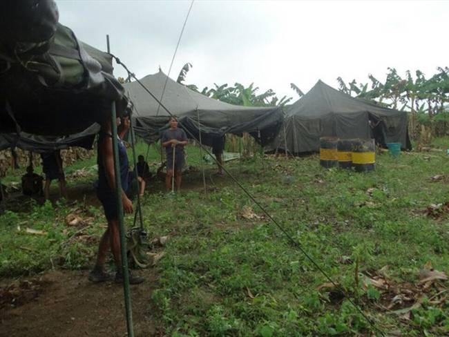 Militares venezolanos afirmaron estar en territorio de su paí. Foto: Personería Arauquita.