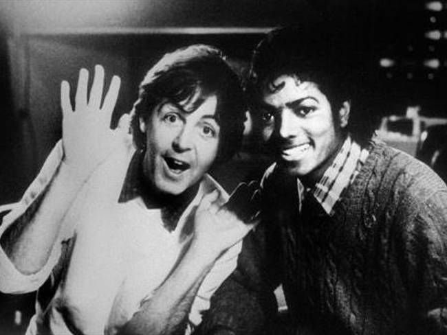 Paul Mccartney y Michael Jackson. Foto: Getty Images