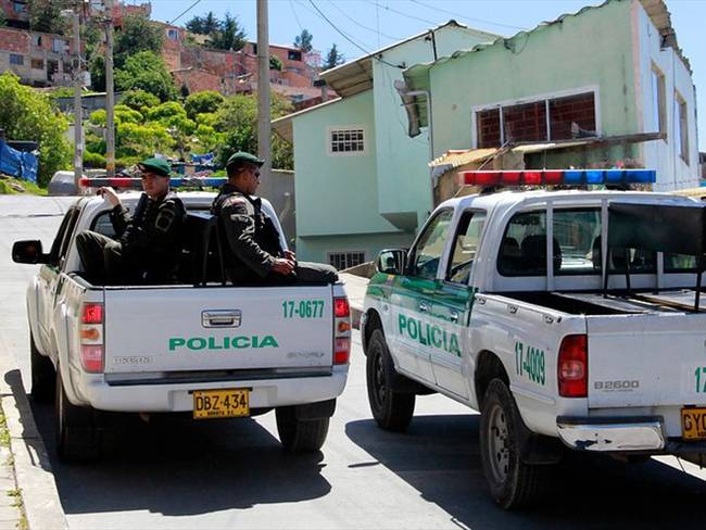 La Policía Metropolitana de Bogotá confirmó la explosión de una granada cerca de una vivienda en el barrio El Codito. Foto: Colprensa