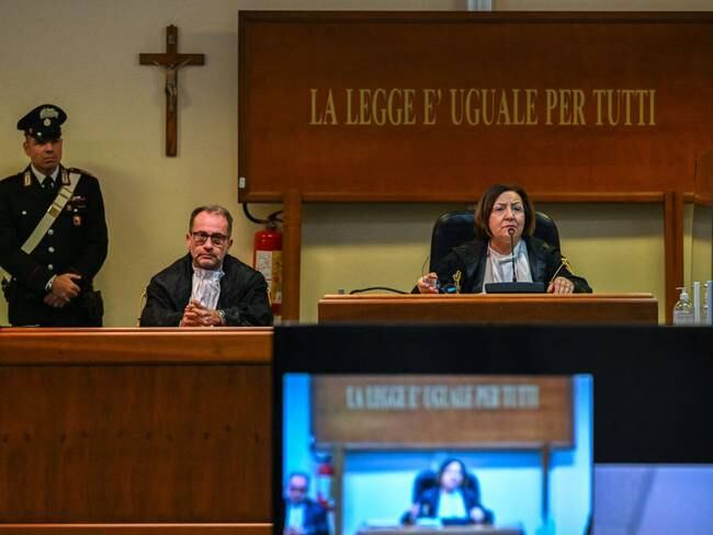 Italian judge Maria Carmela Giannazzo ( (Photo by Miguel MEDINA / AFP) (Photo by MIGUEL MEDINA/AFP via Getty Images)