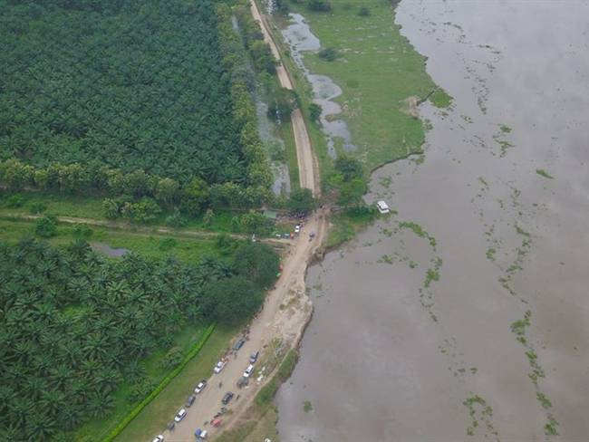 “Hay una omisión evidente”, gobernador electo del Magdalena sobre erosión en vía Salamina-El Piñón. Foto: Cortesía Fuerza Ciudadana