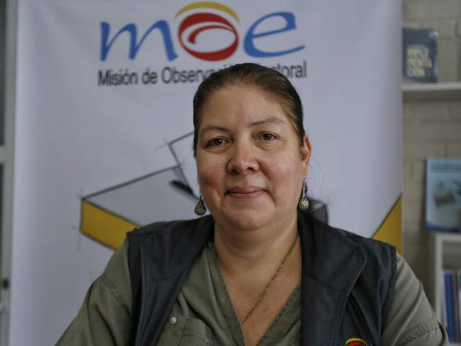 Alejandra Barrios, directora de la Misión de Observación Electoral (MOE). Foto: Colprensa.