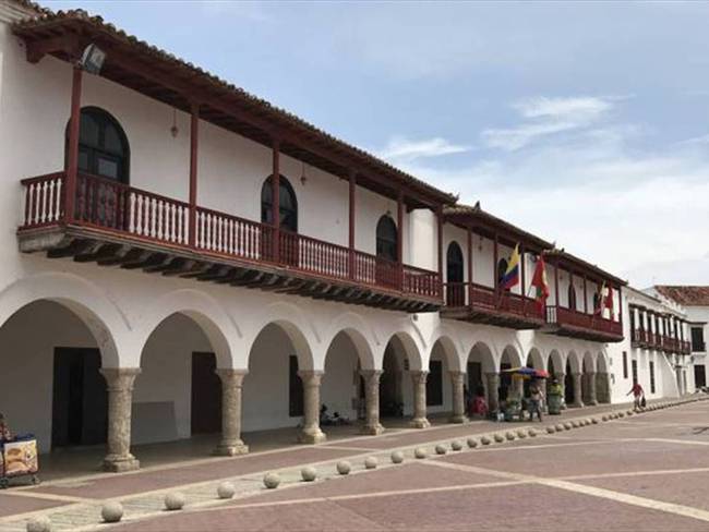 Palacio de La Aduana, sede principal de La Alcaldía de Cartagena.