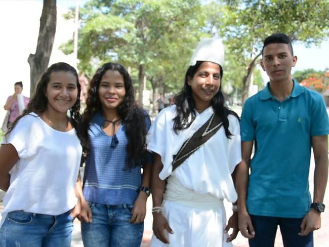 Cinco jóvenes fueron becados por la Fundación Puerto de Santa Marta. Foto: Puerto de Santa Marta