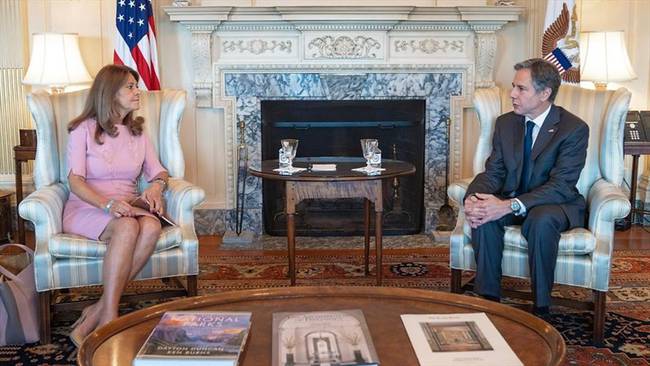 Vicepresidenta habló con secretario de EE.UU. previo a su visita a Colombia. Foto: Colprensa