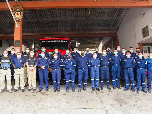 Crítica situación de varios bomberos de Caldas. Crédito: Bomberos Riosucio, Caldas.