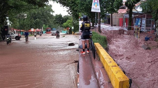 Habitantes habían alertado a la Alcaldía de Villavicencio sobre desbordamiento de río. Foto: Cortesía a Sigue La W