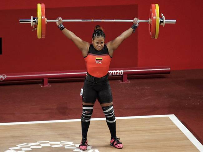 Mercedes Isabel Pérez es una de las favoritas para conseguir otra medalla en el levantamiento de pesas. Foto: Comité Olímpico Colombiano