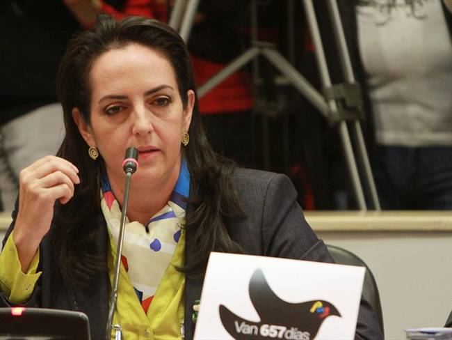Senadora de la República María Fernanda Cabal. Foto: Colprensa/Germán Enciso
