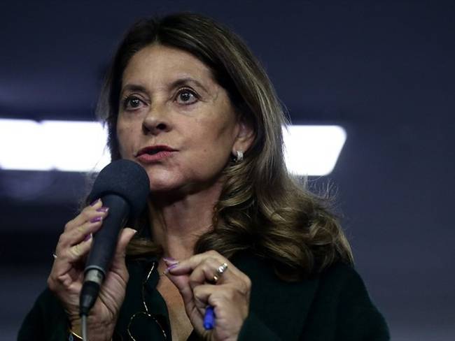 La vicepresidenta Marta Lucía Ramírez le pidió a los colombianos no ser atenidos. Foto: Colprensa