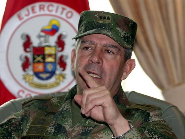 La Fiscalía imputa cargos contra Mario Montoya Uribe, general retirado del Ejército Nacional. Foto: Colprensa / ARCHIVO