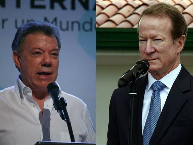 El presidente Juan Manuel Santos respondió al exembajador William Brownfield. Foto: Colprensa