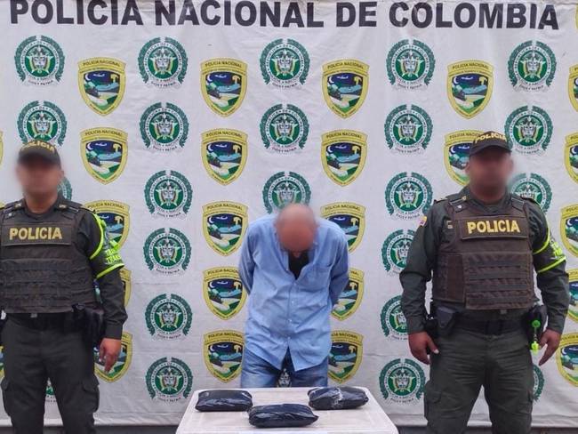 Capturado con 5 kilos de coca/ Policía del Magdalena 