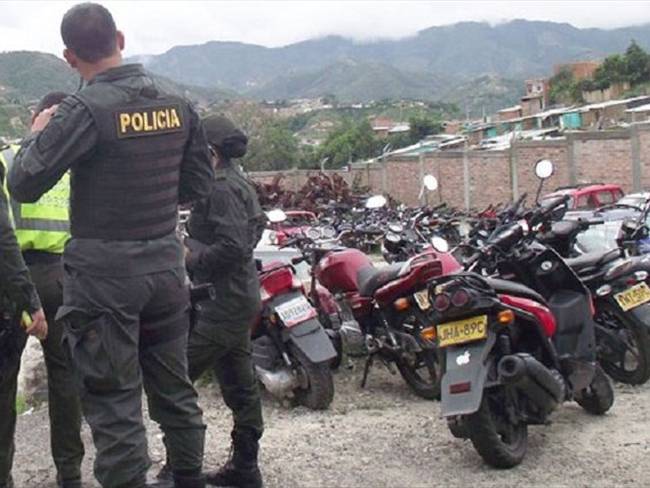 Desarticulan banda dedicada al hurto de motocicletas en los patios de tránsito en Santa Marta. Imagen de referencia. Foto: Colprensa