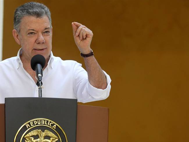 Juan Manuel Santos dijo que la Biblia es más poderosa que la Constitución. Foto: Getty Images