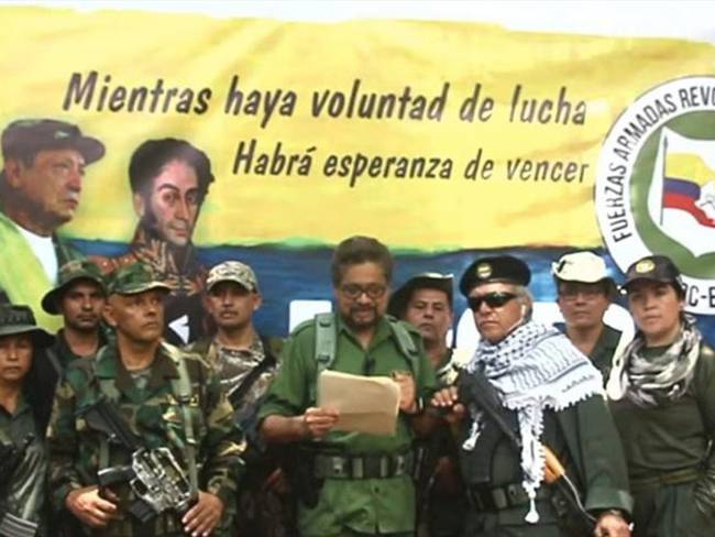 &quot;Iván Márquez&quot;, &quot;Jesús Santrich y &quot;el paisa&quot; anuncian su regreso a las armas. Foto: Captura de video