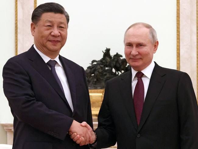 Xi Jinping y Vladimir Putin AFP. (Photo by SERGEI KARPUKHIN/SPUTNIK/AFP via Getty Images)