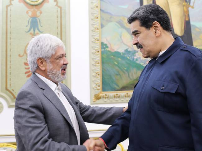 Germán Umaña y Nicolás Maduro. Foto: Twitter @NicolasMaduro