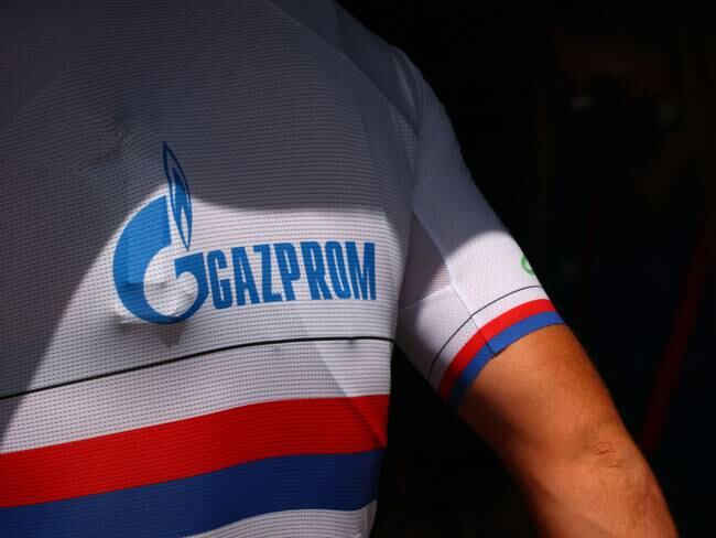 Camiseta del equipo ciclístico Gazprom RusVelos / Foto: GIUSEPPE CACACE/AFP via Getty Images)