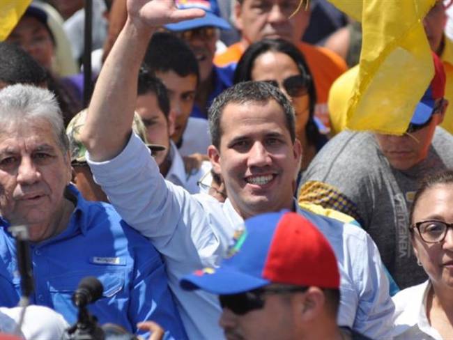 Guaidó en Venezuela. Foto: Twitter: jguaido