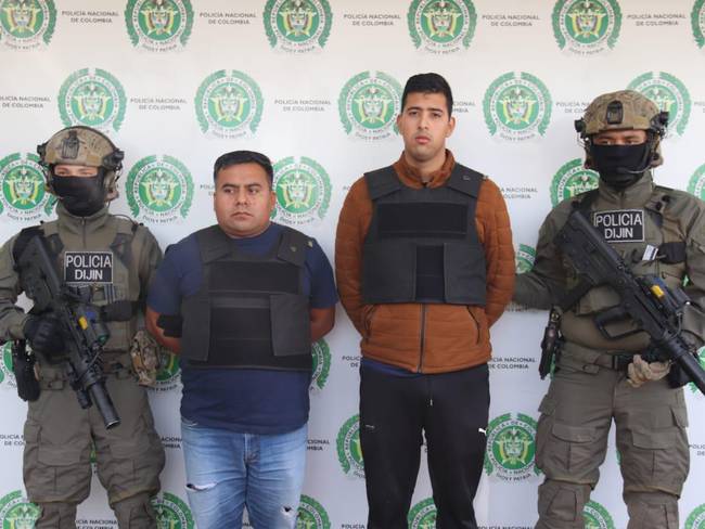 Capturan a integrantes del Cartel de Sinaloa. Foto: Cortesía Policía.