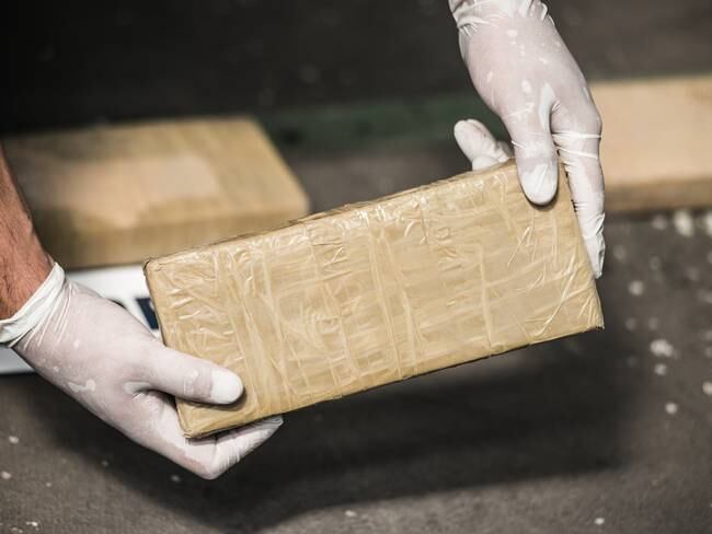 Paquete de cocaína imagen de referencia. Foto: Getty Images.