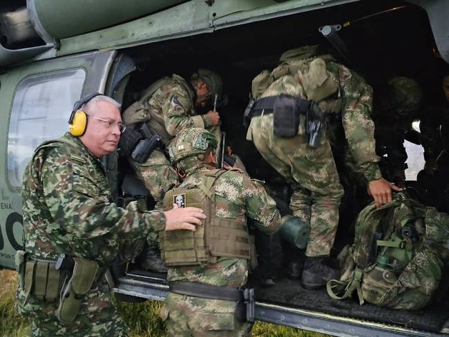 Militares del Ejército que estaban secuestrados en El Plateado | Foto: Ejército Nacional