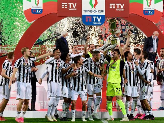 Juventus campeón de la Copa Italiana 2021. Foto: Getty Images