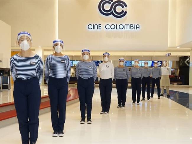 Cine Colombia anuncia su reapertura tras un año y medio de cierre. Foto: Colprensa