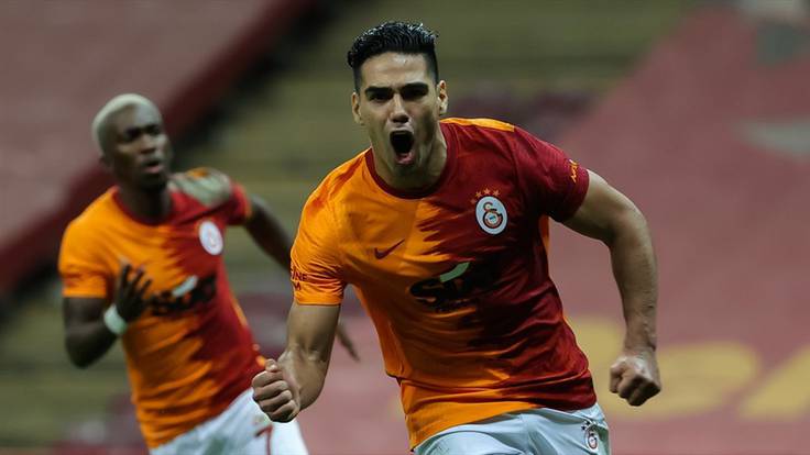 Radamel Falcao García, jugador del Galatasaray de Turquía. Foto: BSR Agency/Getty Images